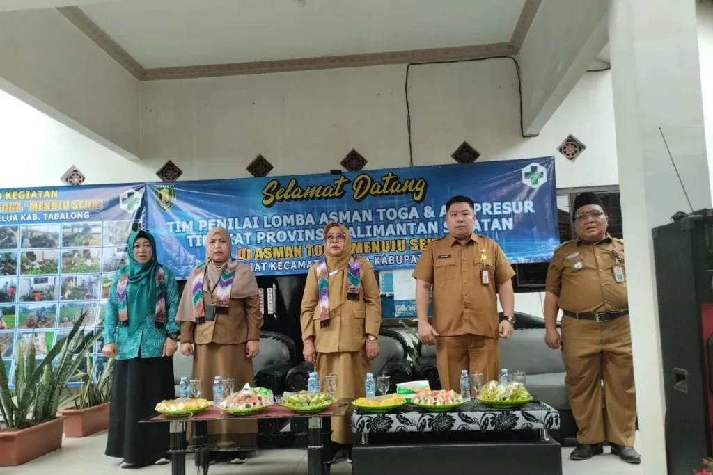 Desa Paliat Wakili Tabalong dalam Lomba Asman Toga Tingkat Provinsi Kalsel