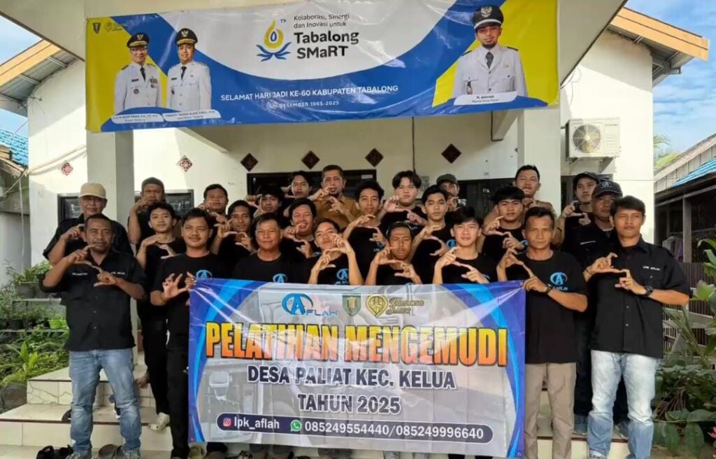 Pelatihan Menyetir di Desa Paliat Berjalan Sukses, Wujud Nyata Dukungan Program Tabalong Smart